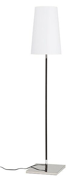 Stojací lampa LULU, bílá/černá/chrom, patice E27, 8 W