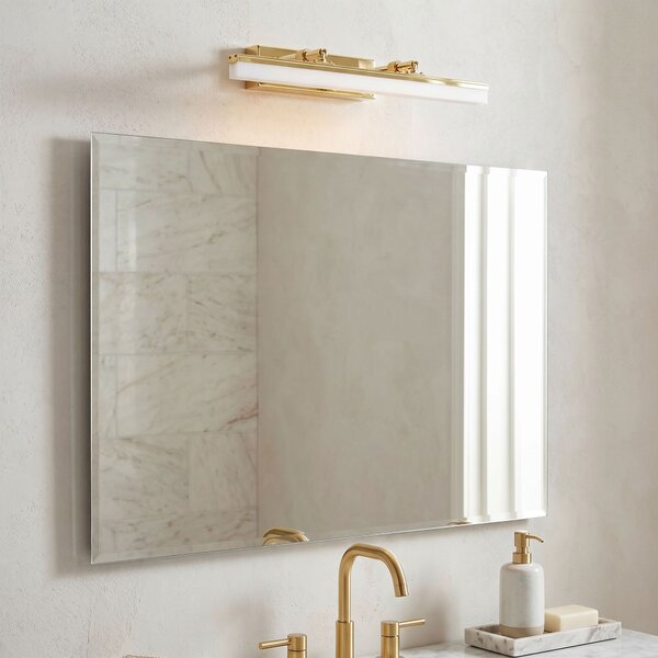 Toolight Rea, Koupelnové nástěnné LED svítidlo APP1872 40 CM GOLD, OSW-60985