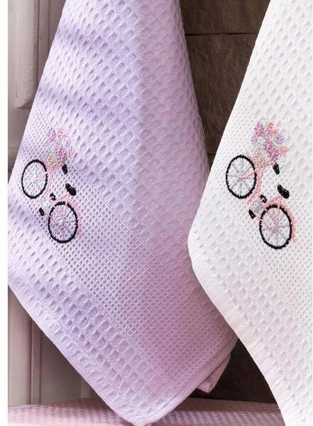 Dárková sada vaflových utěrek 3 ks - bicykl