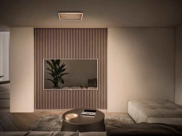 Osram - LED Stmí. stropní svítidlo ORBIS ACOUSTIC LED/30W/230V 51x31 cm borovice