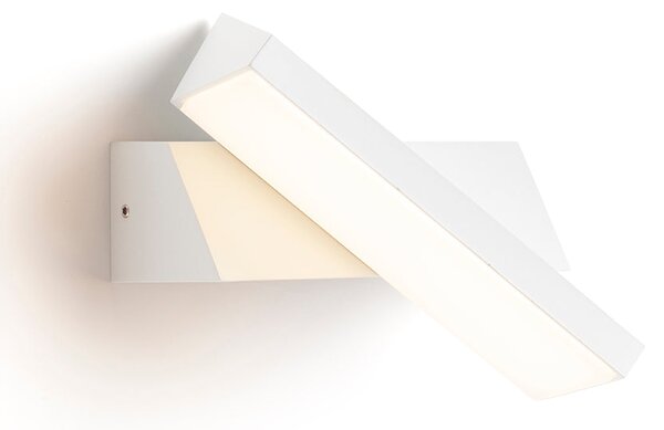 Venkovní nástěnné LED svítidlo TWIST, bílé, 12 W, teplá bílá 3000 K, IP65