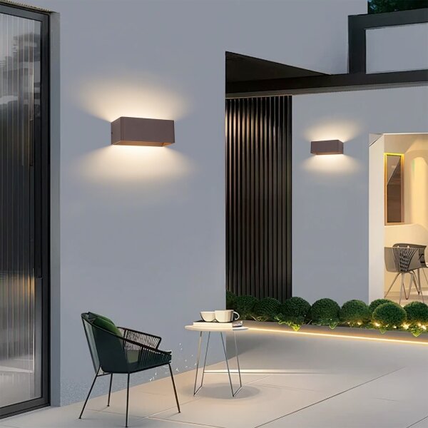 Brilagi - LED Venkovní nástěnné svítidlo DONNANI LED/7W/230V hnědá IP44