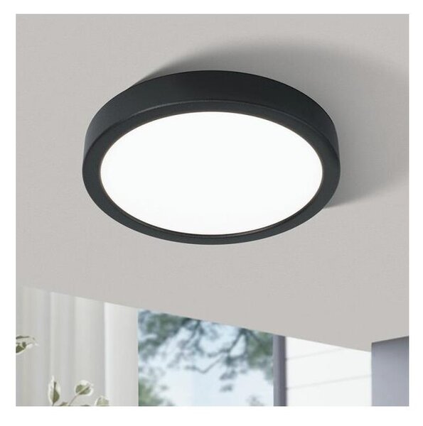 Eglo 78676 - LED Stropní svítidlo FUEVA LED/17W/230V pr. 21 cm černá