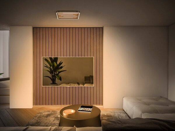 Osram - LED Stmí. stropní svítidlo ORBIS ACOUSTIC LED/30W/230V 51x31 cm borovice