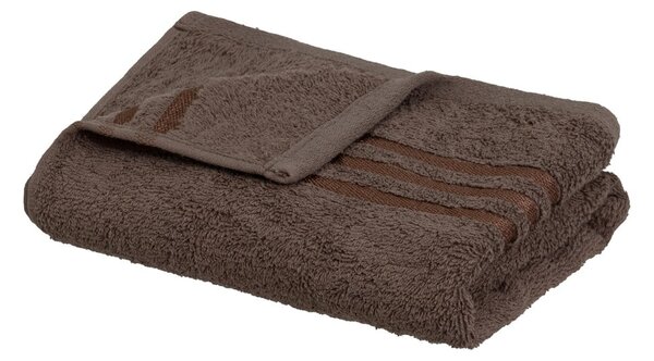 Hnědý froté bavlněný ručník 50x100 cm Simple – Casa Selección
