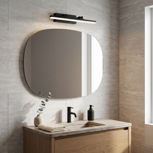 Toolight Rea, Koupelnové nástěnné LED svítidlo APP1878-1W 40cm BLACK, OSW-66033