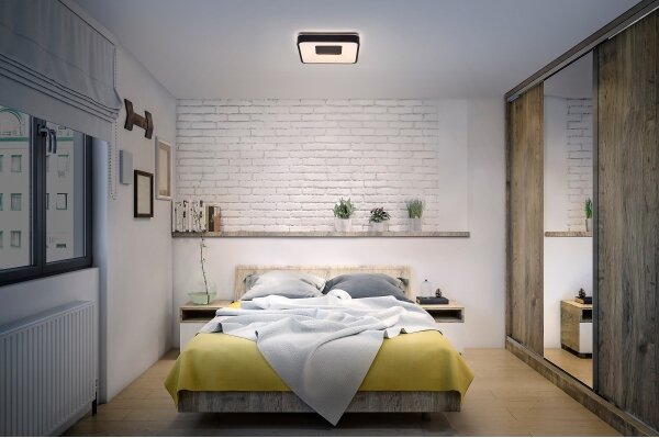 Osram - LED Stmívatelné stropní svítidlo ORBIS PIANA LED/16W/230V 29x29 cm černá