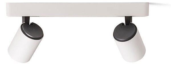 Nástěnné svítidlo DUGME II, bílá/antracitová, patice GU10, 2× 35 W
