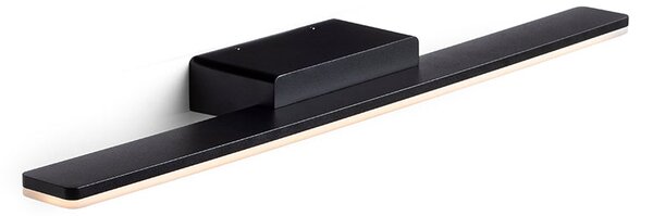 Koupelnové nástěnné LED svítidlo MAREA 60, černé, 18 W, teplá bílá 3000 K, IP44