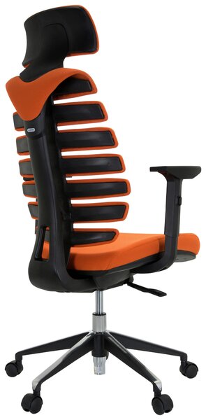 OTOČNÁ ŽIDLE, plochá tkanina, oranžová, černá MID.YOU - Online Only kancelářské židle, Online Only