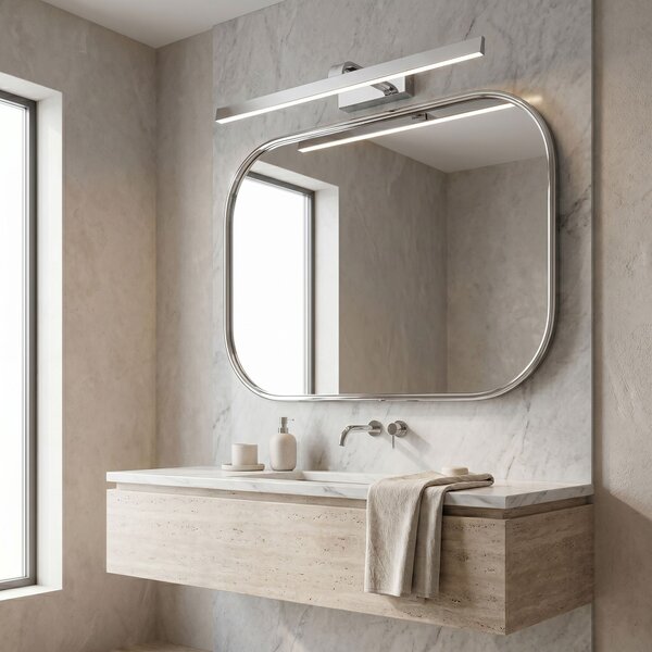 Toolight Rea, Koupelnové nástěnné LED svítidlo SWE003-1W 73cm CHROME, OSW-20102