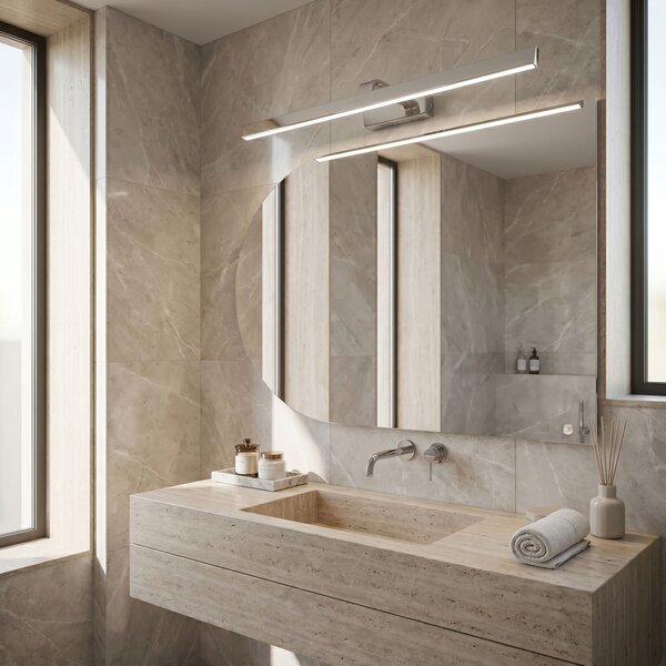 Toolight Rea, Koupelnové nástěnné LED svítidlo SWE003-1W 73cm CHROME, OSW-20102