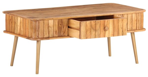 Konferenční stolek 100 x 50 x 40 cm masivní akáciové dřevo 289650