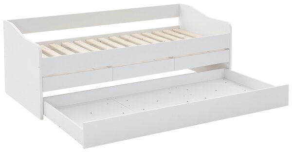 VÝSUVNÁ POSTEL, 90-180/200 cm, bílá Carryhome - Online Only dětské postele, Online Only