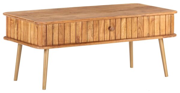 Konferenční stolek 100 x 50 x 40 cm masivní akáciové dřevo 289650