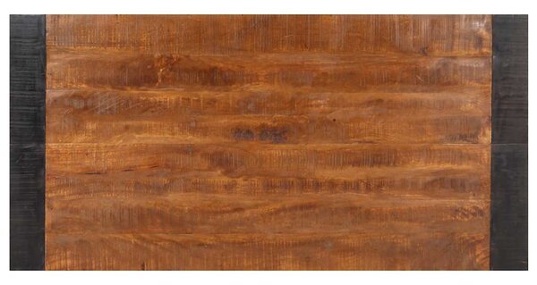 Jídelní stůl 140 x 70 x 76 cm masivní hrubé mangovníkové dřevo 289655