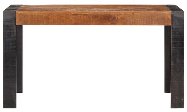 Jídelní stůl 140 x 70 x 76 cm masivní hrubé mangovníkové dřevo 289655
