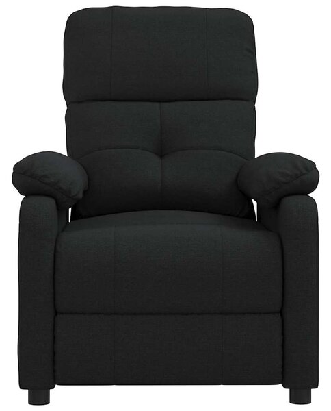 Polohovací křeslo černé textil 289664