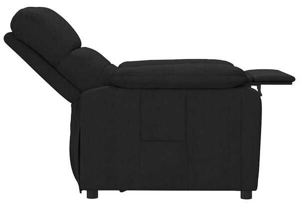 Polohovací křeslo černé textil 289664