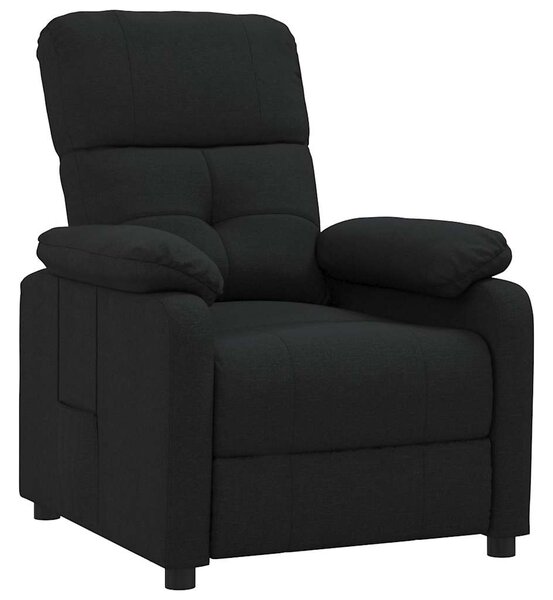 Polohovací křeslo černé textil 289664