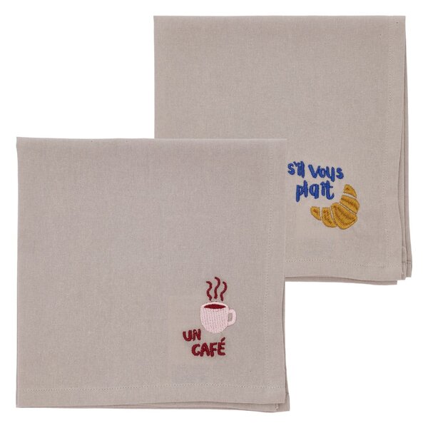 Textilní ubrousky v sadě 2 ks 40x40 cm Bistro – Södahl
