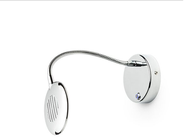 Nástěnné LED svítidlo FLAP, chrom, 4.2 W, teplá bílá 3000 K