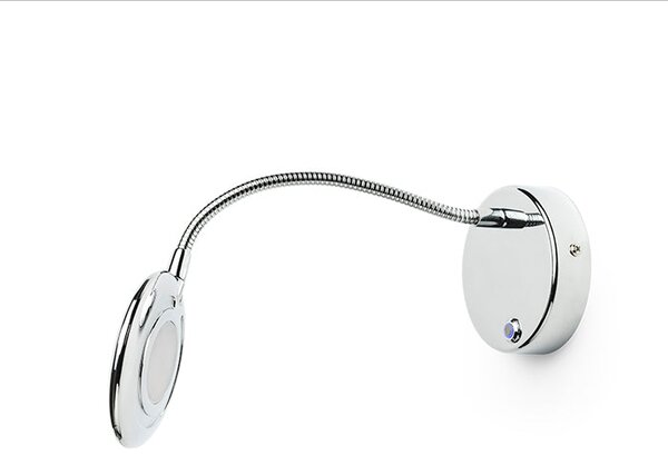 Nástěnné LED svítidlo FLAP, chrom, 4.2 W, teplá bílá 3000 K