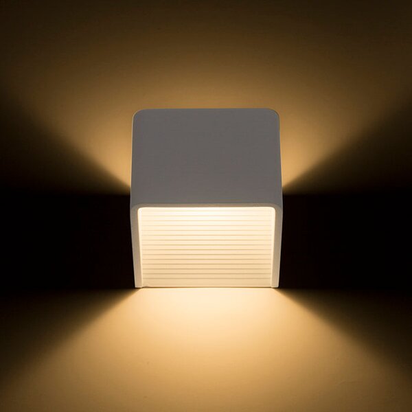 Nástěnné LED svítidlo ONYX, bílé, 5 W, teplá bílá 3000 K