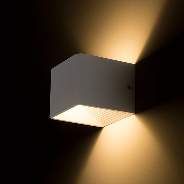Nástěnné LED svítidlo ONYX, bílé, 5 W, teplá bílá 3000 K