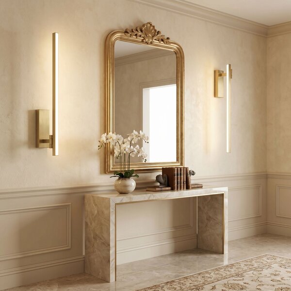 Toolight Rea, Koupelnové nástěnné LED svítidlo SWE032-1W 60cm BRUSH GOLD, OSW-20131