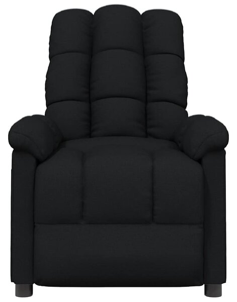 Polohovací křeslo černé textil 289798