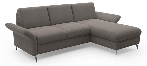 ROHOVÁ SEDAČKA, textil, barvy grafitu Sit & More - Sedací soupravy, Online Only