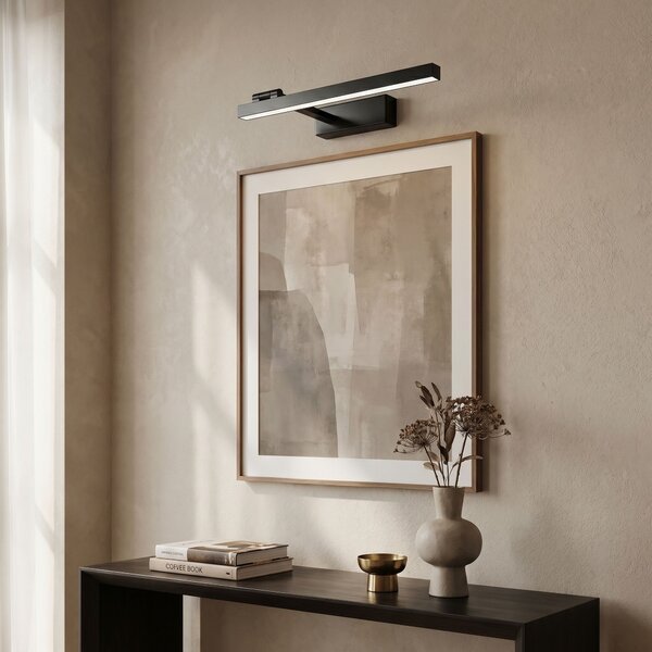 Toolight Rea, Koupelnové nástěnné LED svítidlo SWE034-1W 40cm BLACK, OSW-20133