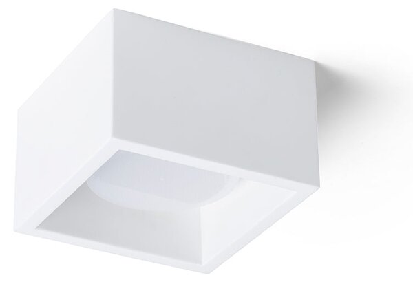 Přisazené stropní svítidlo LOKA SQ, sádrová, patice GX53, 7 W