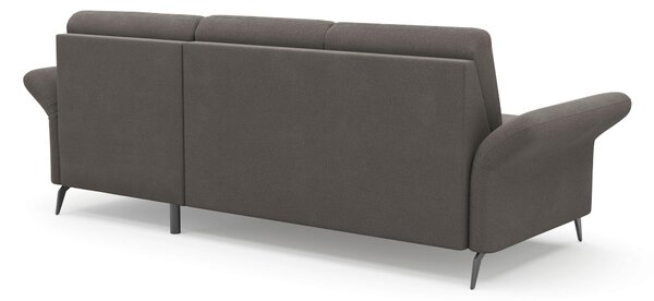 ROHOVÁ SEDAČKA, textil, barvy grafitu Sit & More - Sedací soupravy, Online Only