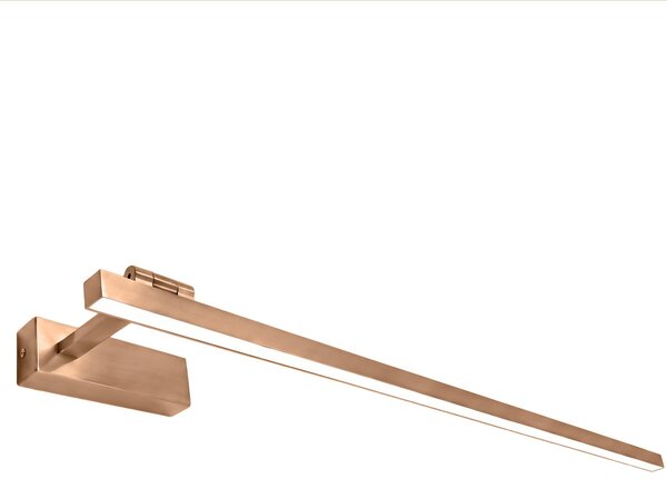 Toolight Rea, Koupelnové nástěnné LED svítidlo SWE039-1W 80cm BRUSH COPPER, OSW-20139