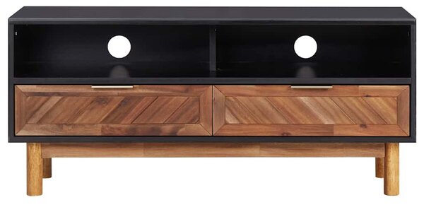 TV stolek 100 x 35 x 45 cm masivní akáciové dřevo a MDF 289903