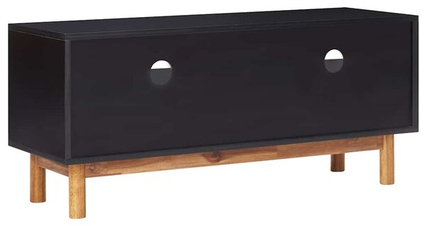 TV stolek 100 x 35 x 45 cm masivní akáciové dřevo a MDF 289903