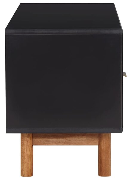 TV stolek 100 x 35 x 45 cm masivní akáciové dřevo a MDF 289903