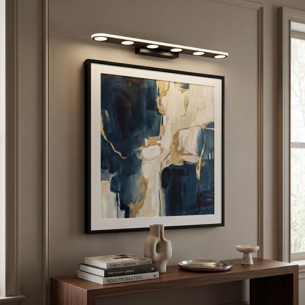 Toolight Rea, Koupelnové nástěnné LED svítidlo SWE055-W BLACK, OSW-20155