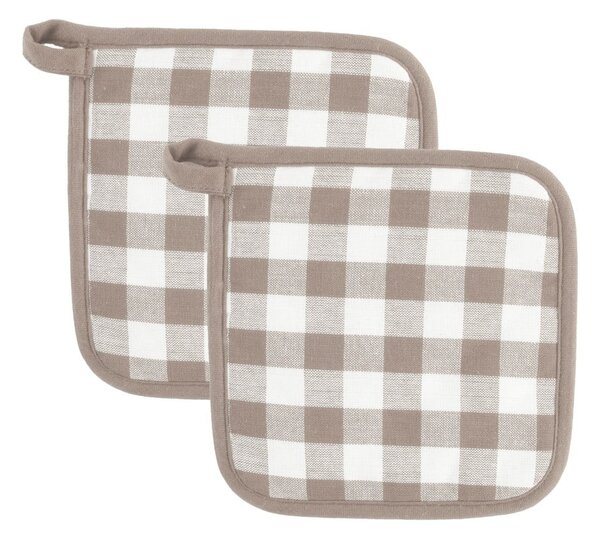 Bavlněné chňapky v sadě 2 ks Gingham – Tiseco Home Studio