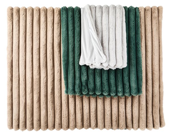 KOŽEŠINOVÁ DEKA, polyester, 150/200 cm Novel - Deky