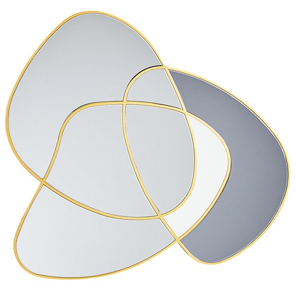 Zrcadlo TAILLY 99 cm 89 cm Zlatá