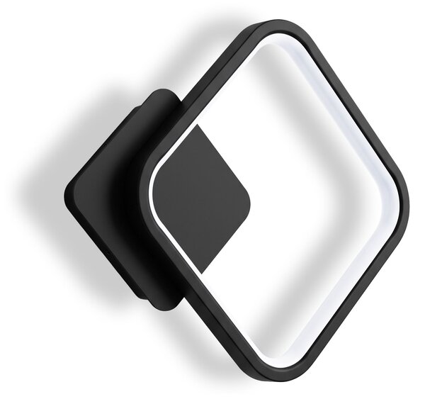 Toolight Rea, Nástěnné LED svítidlo LHJ122-W Černé, OSW-03276
