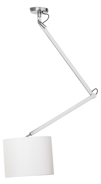 Stropní svítidlo MADISON C, bílá/chrom, patice E27, 15 W