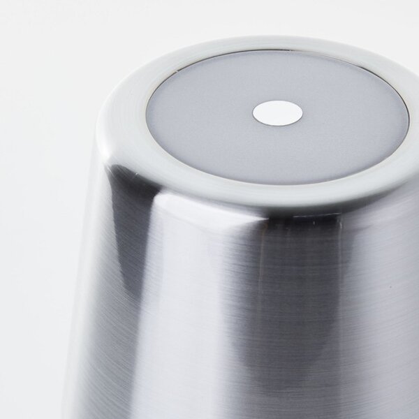 Brilliant G40939/68 Stolní AKU lampa XAANA broušený nikl USB-C , CCT