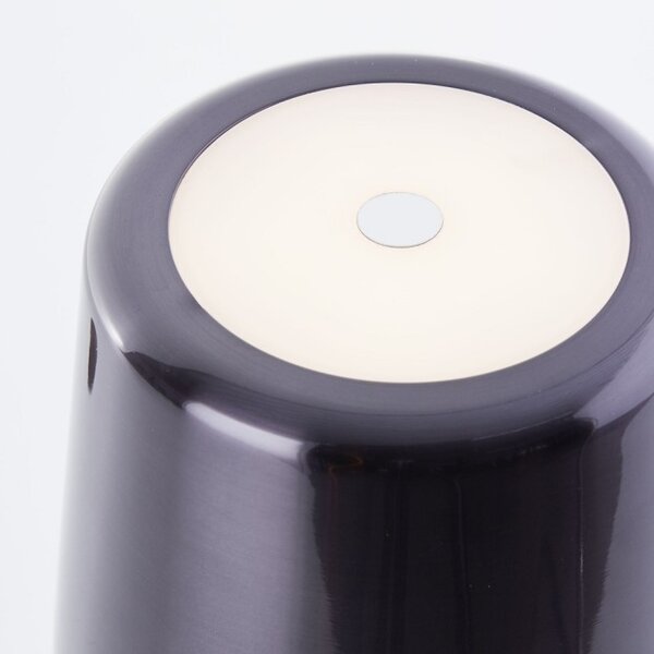 Brilliant G40939/76 Stolní AKU lampa XAANA černý chrom USB-C , CCT