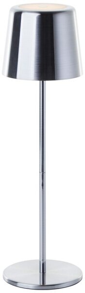 Brilliant G40939/68 Stolní AKU lampa XAANA broušený nikl USB-C , CCT