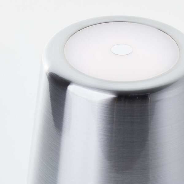 Brilliant G40939/68 Stolní AKU lampa XAANA broušený nikl USB-C , CCT