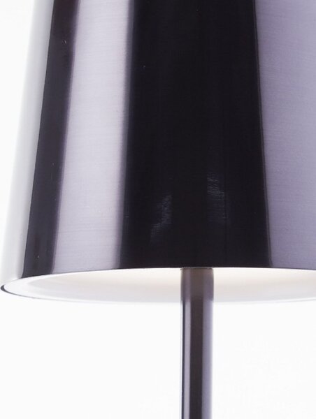 Brilliant G40939/76 Stolní AKU lampa XAANA černý chrom USB-C , CCT